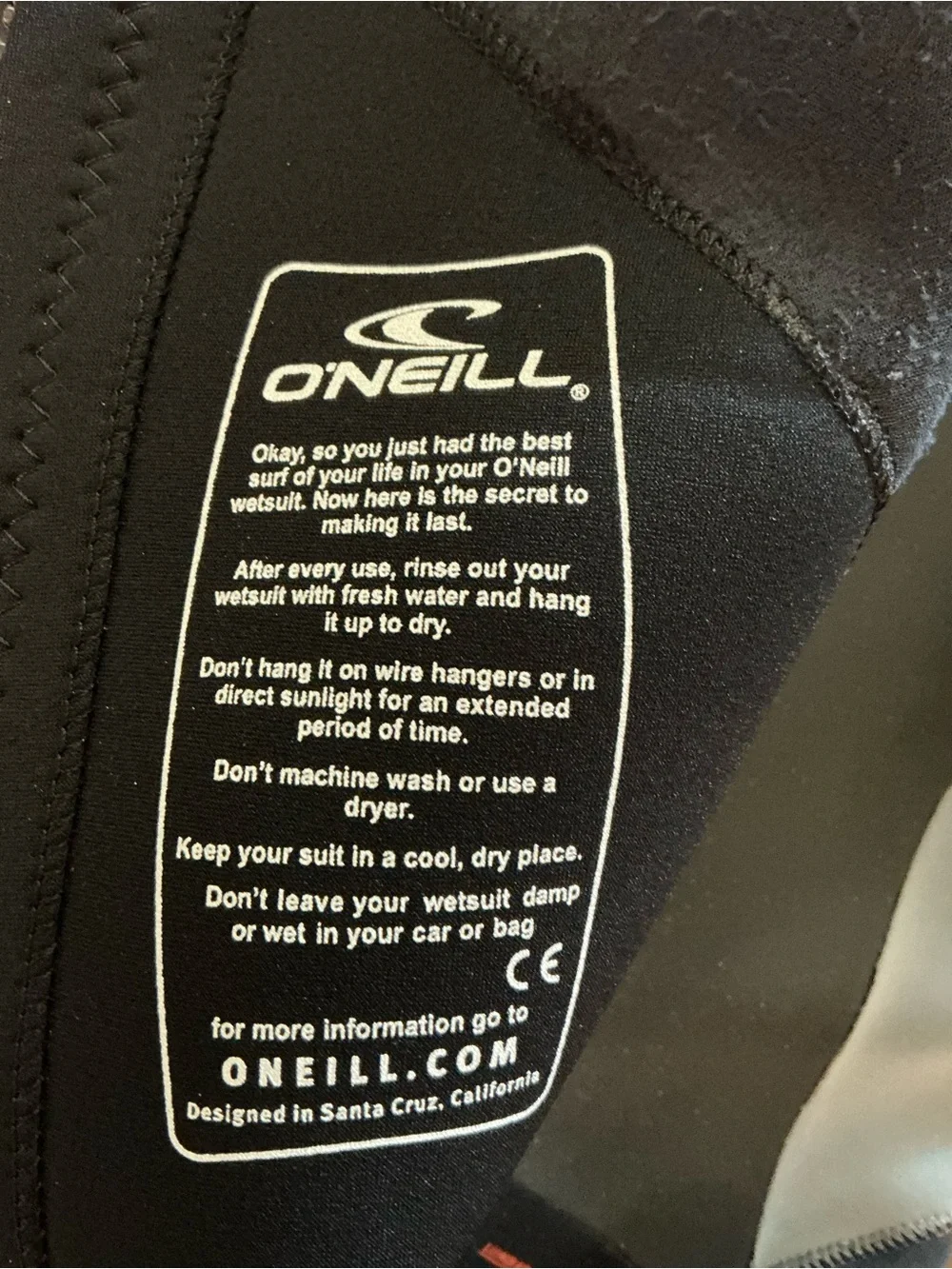 O'Neill Kids' Black Gray Orange One-Piece Wetsuit